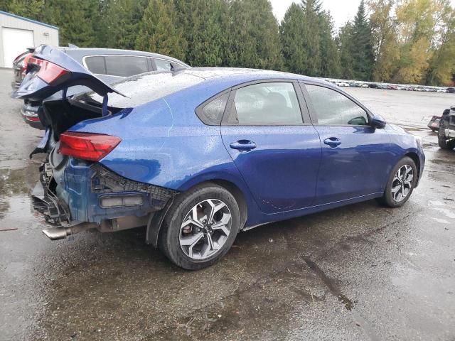 3KPF24AD7LE208899 - 2020 KIA FORTE FE BLUE photo 3