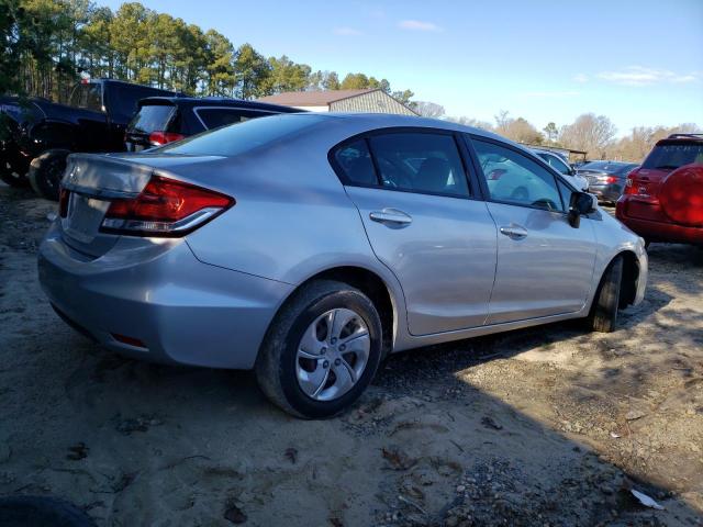 19XFB2F59EE253481 - 2014 HONDA CIVIC LX SILVER photo 3