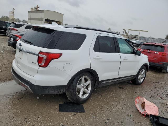 1FM5K8D83HGA35581 - 2017 FORD EXPLORER XLT Weiß Foto 3