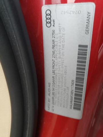 WAUHMAFC6EN117409 - 2014 AUDI A6 PRESTIGE წითელი ფოტო 12