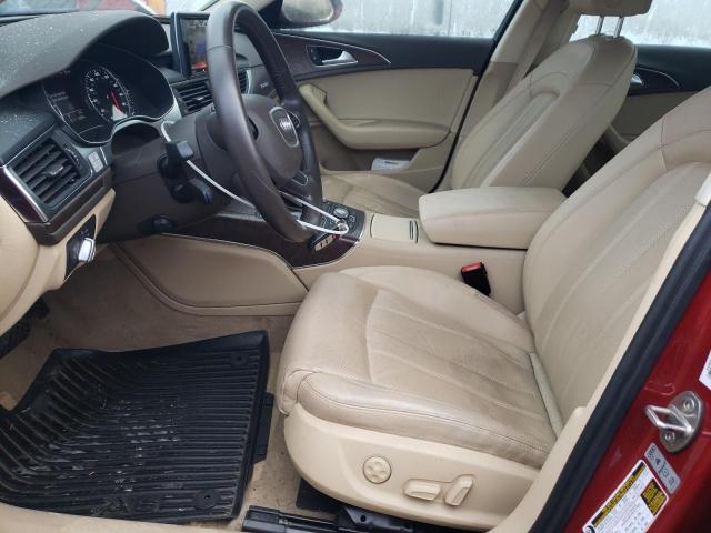 WAUHMAFC6EN117409 - 2014 AUDI A6 PRESTIGE წითელი ფოტო 7