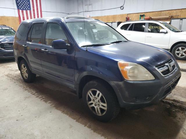 JHLRD78893C041022 - 2003 HONDA CR-V EX BLUE photo 4