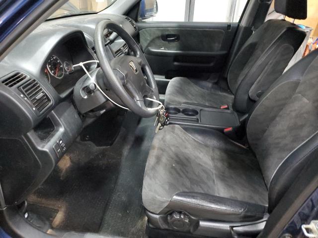 JHLRD78893C041022 - 2003 HONDA CR-V EX BLUE photo 7