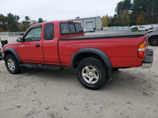 5TEWN72N24Z349969 - 2004 TOYOTA TACOMA XTRACAB RED photo 2