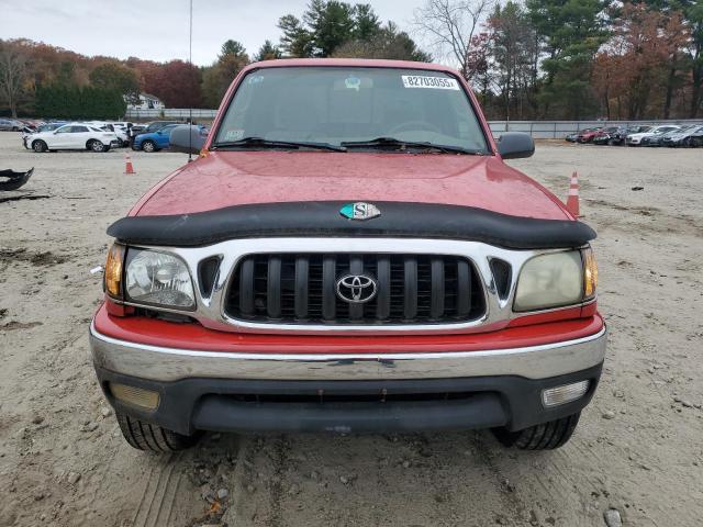 5TEWN72N24Z349969 - 2004 TOYOTA TACOMA XTRACAB RED photo 5
