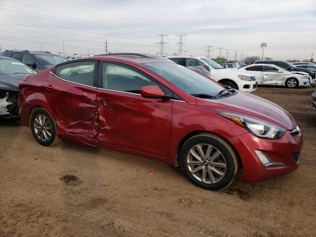 5NPDH4AE0FH570510 - 2015 HYUNDAI ELANTRA SE RED photo 4