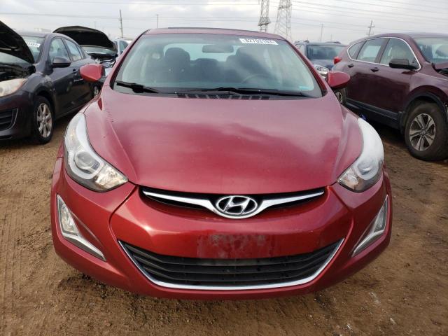 5NPDH4AE0FH570510 - 2015 HYUNDAI ELANTRA SE RED photo 5