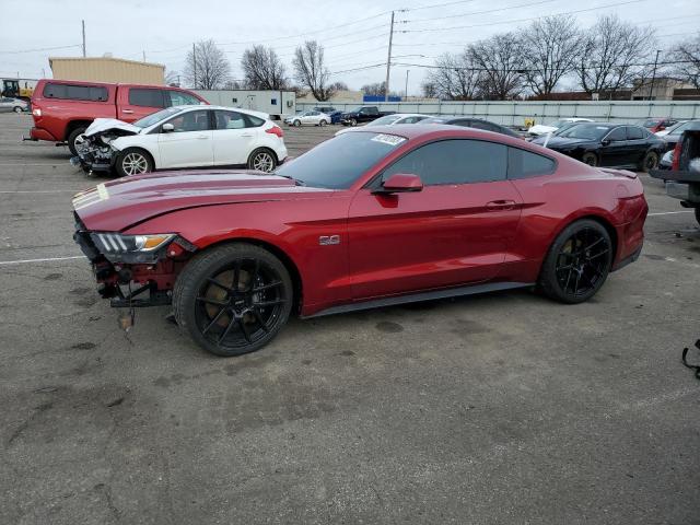1FA6P8CF5F5357955 - 2015 FORD MUSTANG GT RED photo 1