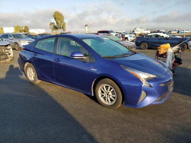 JTDKBRFU4H3532766 - 2017 TOYOTA PRIUS BLUE photo 4