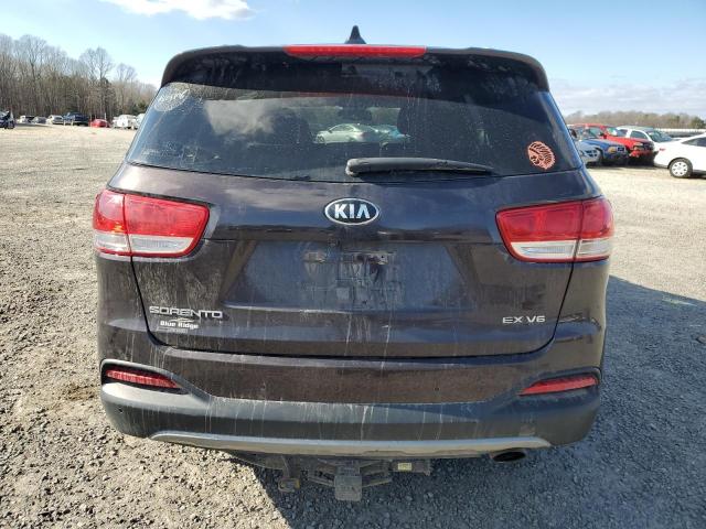 5XYPHDA56GG096794 - 2016 KIA SORENTO EX PURPLE photo 6