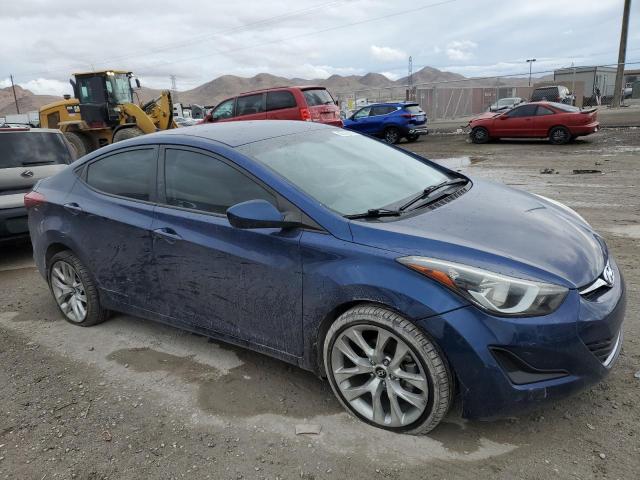 5NPDH4AEXGH714114 - 2016 HYUNDAI ELANTRA SE BLUE photo 4