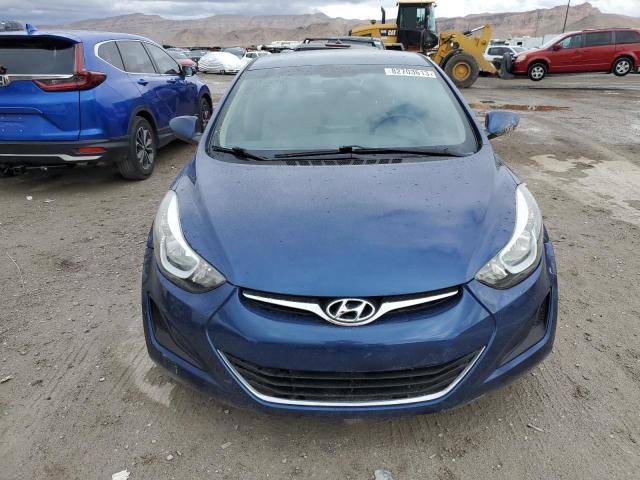 5NPDH4AEXGH714114 - 2016 HYUNDAI ELANTRA SE BLUE photo 5