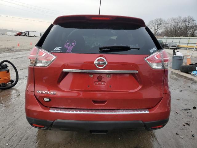 5N1AT2MN2GC925123 - 2016 NISSAN ROGUE S RED photo 6