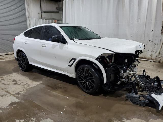 5YMCY0C01M9E12327 - 2021 BMW X6 M WHITE photo 4