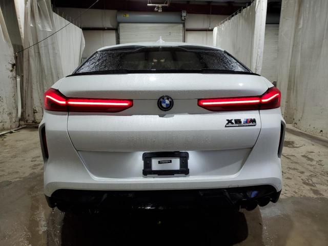 5YMCY0C01M9E12327 - 2021 BMW X6 M WHITE photo 6