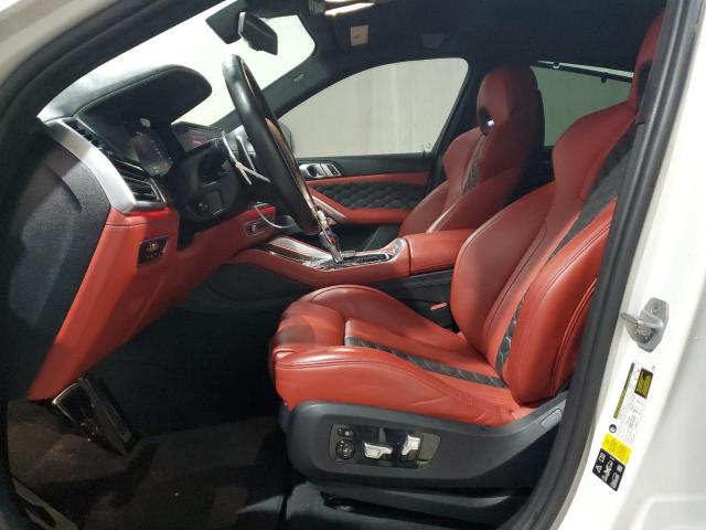 5YMCY0C01M9E12327 - 2021 BMW X6 M WHITE photo 7