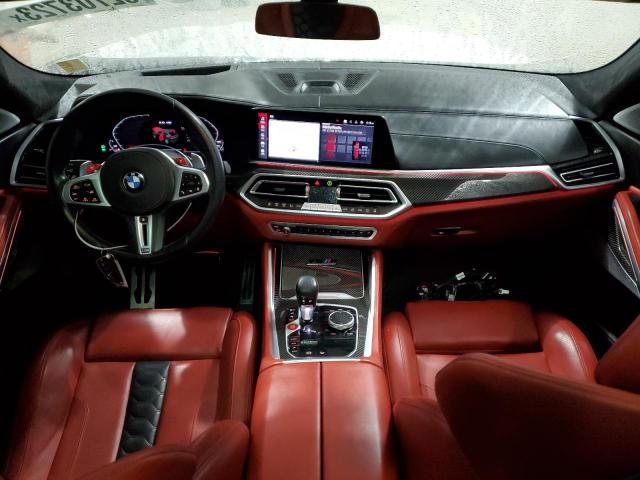 5YMCY0C01M9E12327 - 2021 BMW X6 M WHITE photo 8