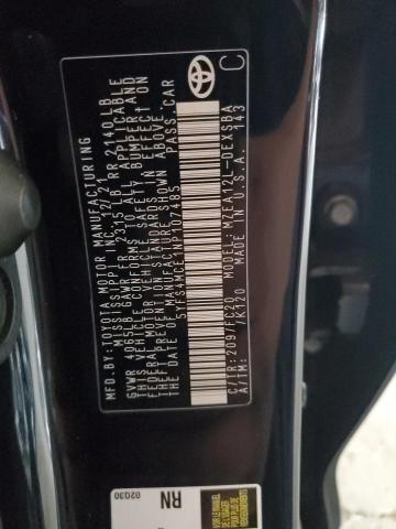 5YFS4MCE1NP107485 - 2022 TOYOTA COROLLA SE Siyah fotoğraf 13