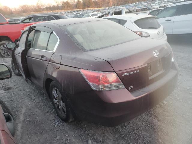 JHMCP26488C072720 - 2008 HONDA ACCORD LXP MAROON photo 2