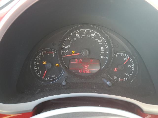 3VWJP7AT8CM648489 - 2012 VOLKSWAGEN BEETLE RED photo 9