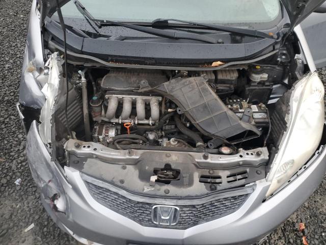 JHMGE8H42AC036390 - 2010 HONDA FIT SPORT SILVER photo 11