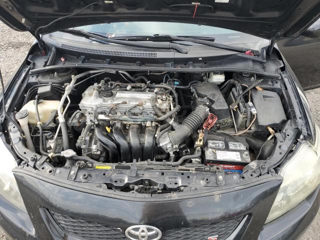 1NXBU40EX9Z130613 - 2009 TOYOTA COROLLA BASE შავი ფოტო 11
