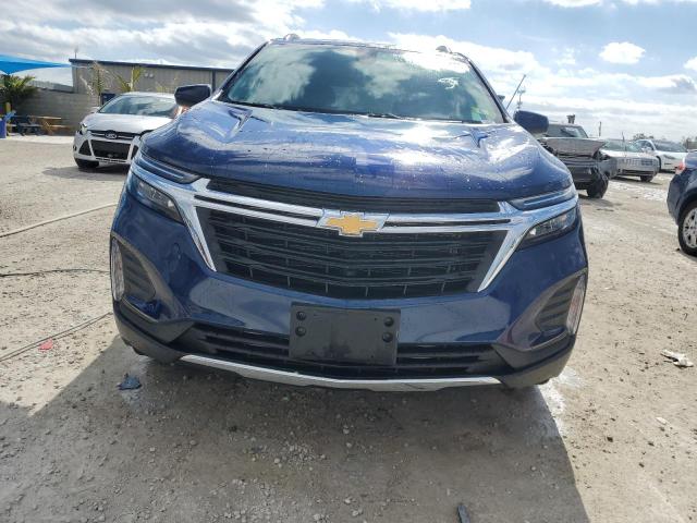 3GNAXUEV2NL290500 - 2022 CHEVROLET EQUINOX LT BLUE photo 5