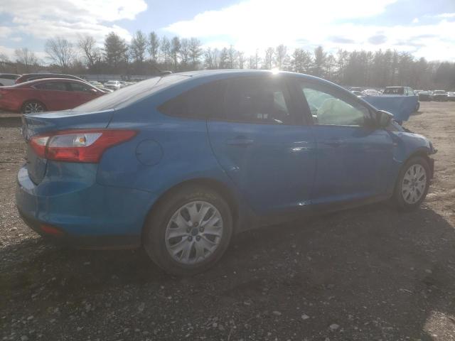 1FAHP3F29CL246966 - 2012 FORD FOCUS SE BLUE photo 3