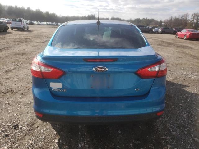 1FAHP3F29CL246966 - 2012 FORD FOCUS SE BLUE photo 6