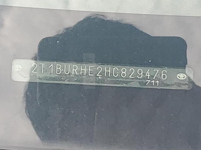 2T1BURHE2HC829476 - 2017 TOYOTA COROLLA L 白色 照片 13