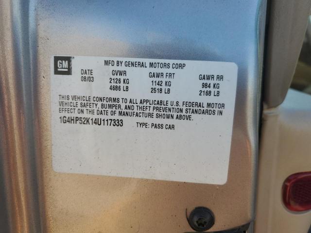 1G4HP52K14U117333 - 2004 BUICK LESABRE CUSTOM Алтын фото 13