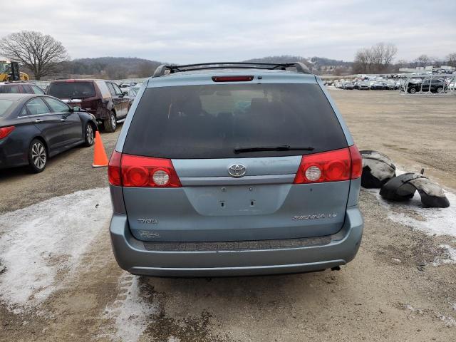 5TDZA23CX6S391069 - 2006 TOYOTA SIENNA CE BLUE photo 6