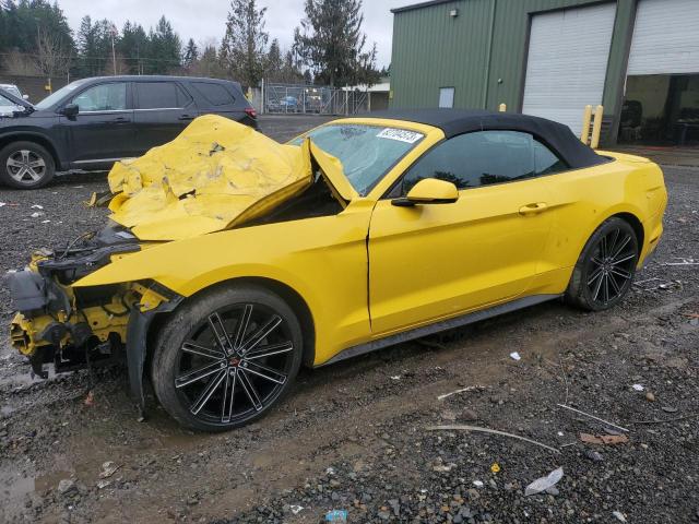 1FATP8UH7G5247400 - 2016 FORD MUSTANG YELLOW photo 1