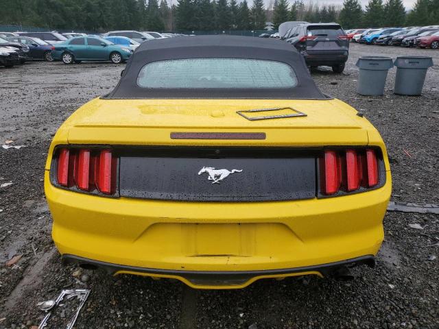 1FATP8UH7G5247400 - 2016 FORD MUSTANG YELLOW photo 6