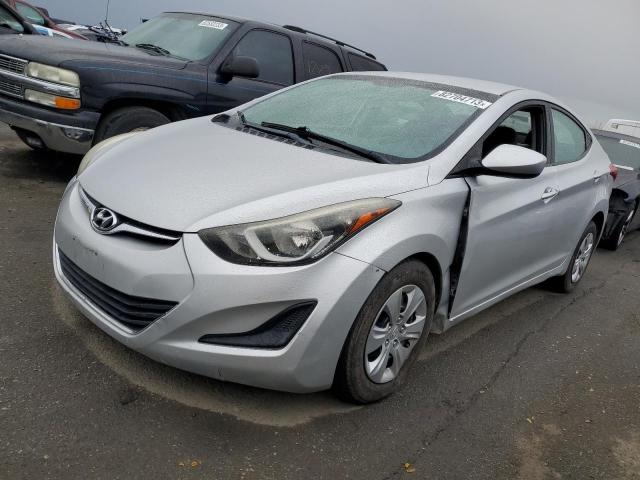 5NPDH4AE7GH681914 - 2016 HYUNDAI ELANTRA SE GRAY photo 1