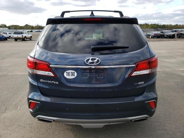 KM8SRDHF8HU212398 - 2017 HYUNDAI SANTA FE SE ULTIMATE BLUE photo 6