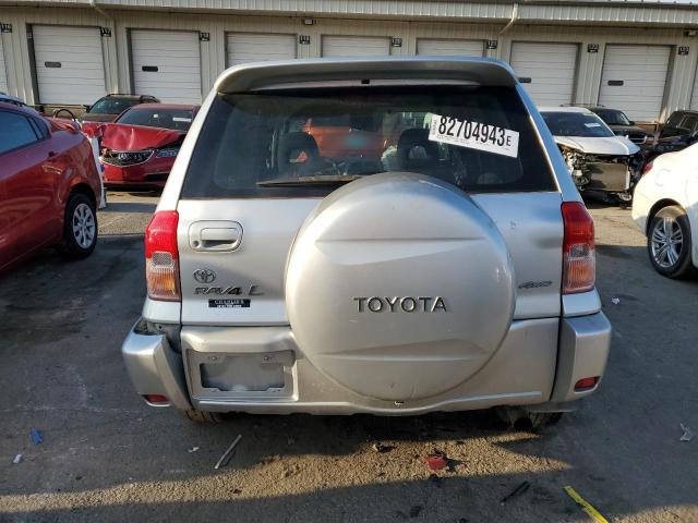 JTEHH20V526050259 - 2002 TOYOTA RAV4 SILVER photo 6