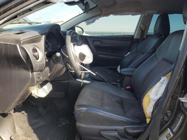 2T1BURHE1JC026437 - 2018 TOYOTA COROLLA L BLACK photo 7