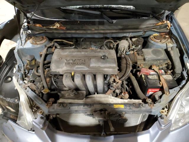 2T1KR32EX4C229841 - 2004 TOYOTA COROLLA MA XR BLUE photo 11