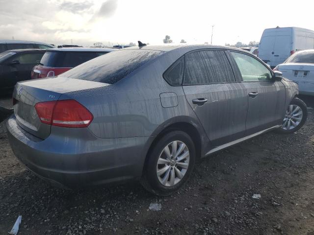 1VWAT7A30EC071733 - 2014 VOLKSWAGEN PASSAT S GRAY photo 3