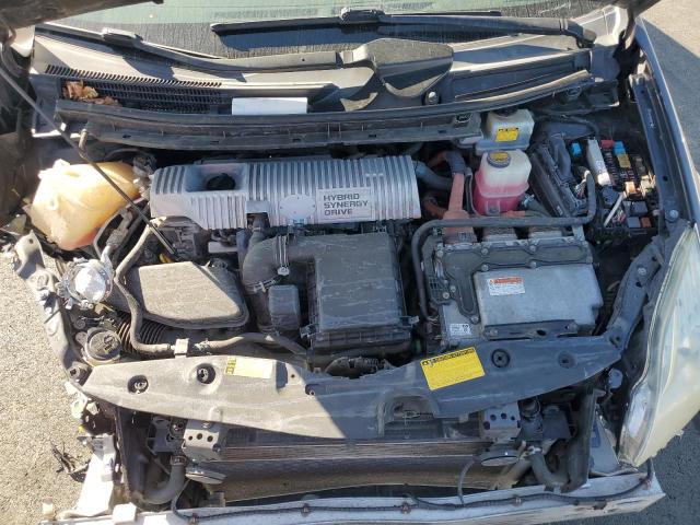 JTDKN3DUXA0216657 - 2010 TOYOTA PRIUS ნაცრისფერი ფოტო 11
