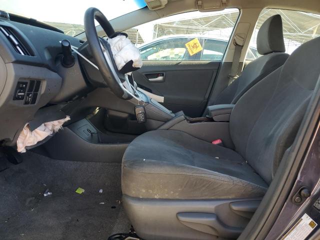 JTDKN3DUXA0216657 - 2010 TOYOTA PRIUS ნაცრისფერი ფოტო 7