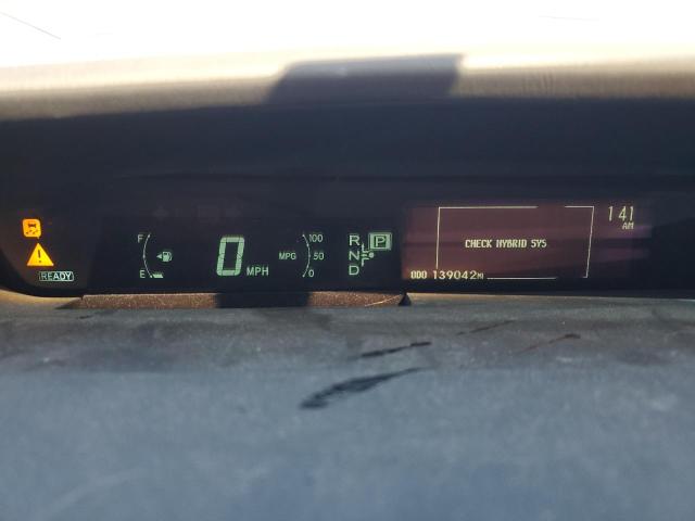 JTDKN3DUXA0216657 - 2010 TOYOTA PRIUS ნაცრისფერი ფოტო 9