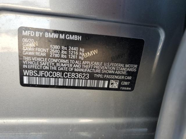 WBSJF0C08LCE83623 - 2020 BMW M5 BASE 金色 照片 13