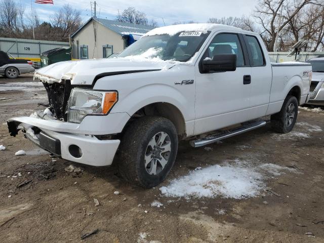 1FTFX1EF0EKE32012 - 2014 FORD F150 SUPER CAB WHITE photo 1