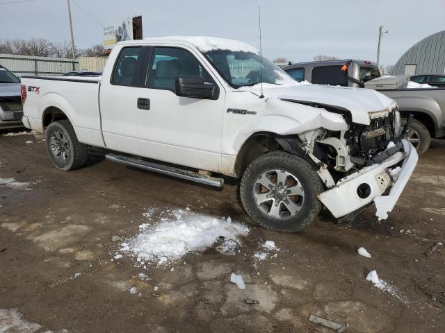 1FTFX1EF0EKE32012 - 2014 FORD F150 SUPER CAB WHITE photo 4