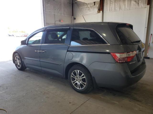 5FNRL5H40DB026656 - 2013 HONDA ODYSSEY EX GRAY photo 2