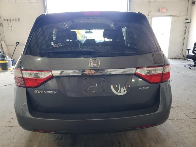 5FNRL5H40DB026656 - 2013 HONDA ODYSSEY EX GRAY photo 6