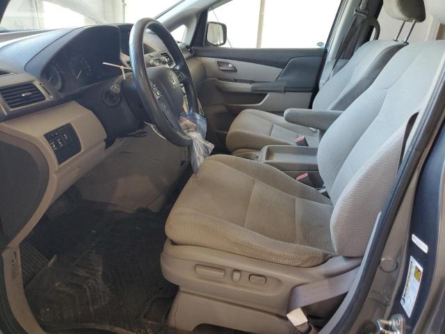 5FNRL5H40DB026656 - 2013 HONDA ODYSSEY EX GRAY photo 7