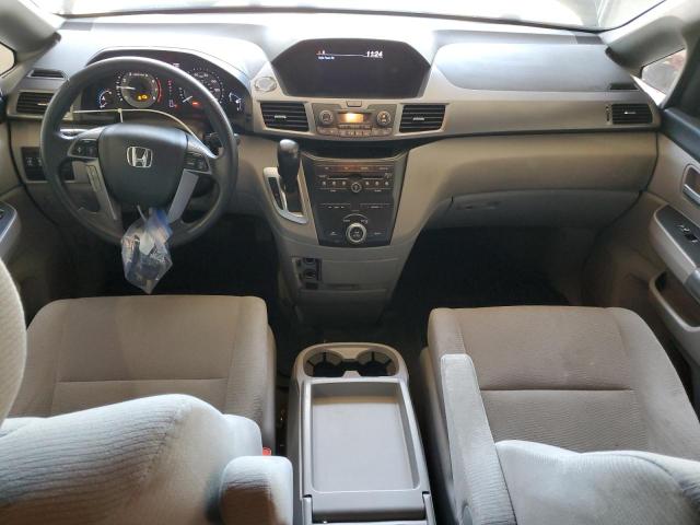 5FNRL5H40DB026656 - 2013 HONDA ODYSSEY EX GRAY photo 8